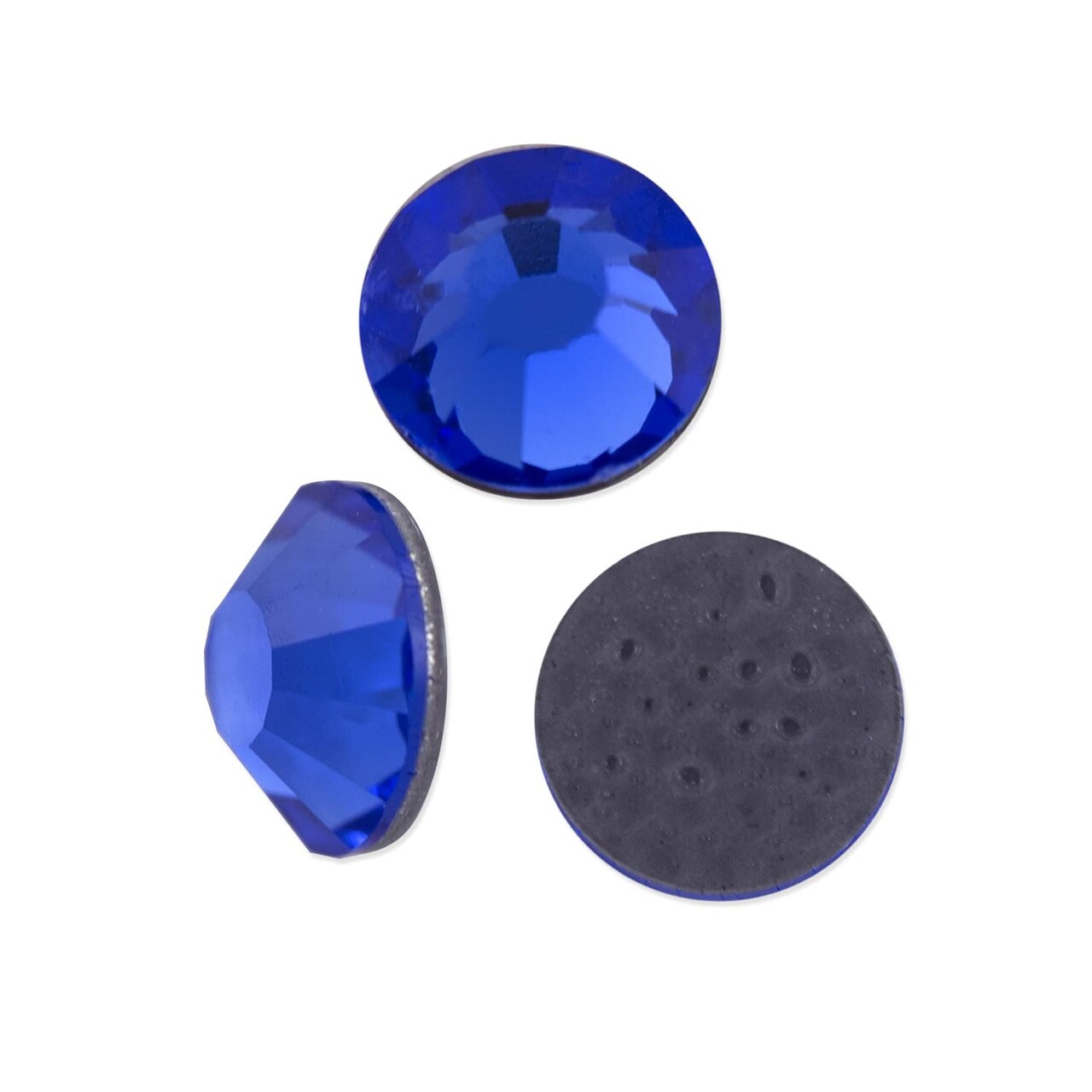 Preciosa Crystal VIVA12 Hotfix Rhinestone 4mm (SS16) Sapphire (Package of 50)